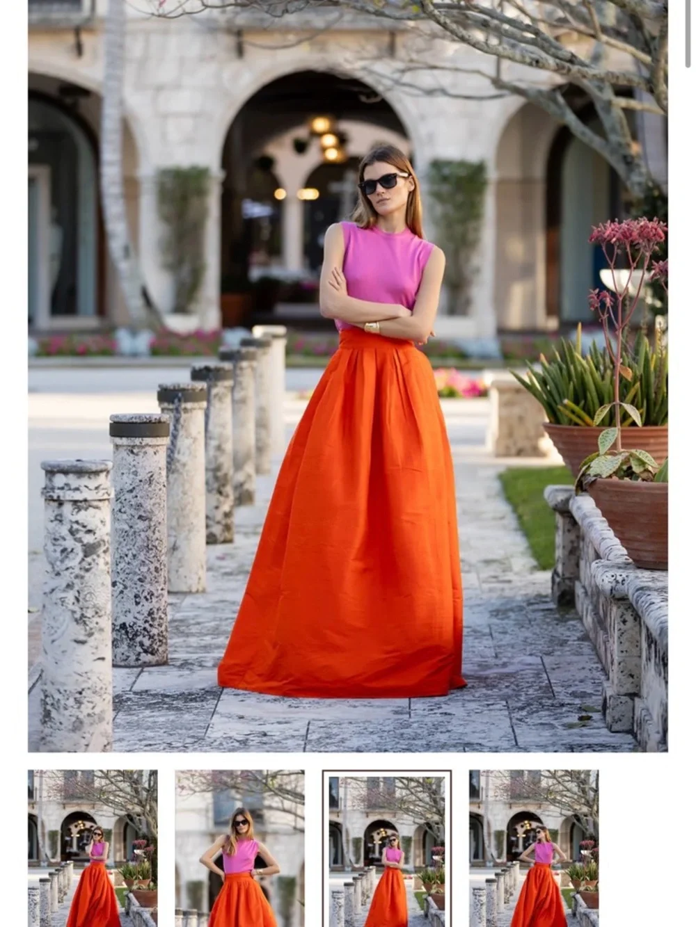 Julia Amory Tippi Top NWT Sleeveless French Rose Knit Top - Classic Women's Tank - Picture 2 of 2